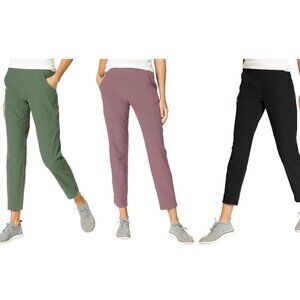 NWT Eddie Bauer Women's Traveler Ankle Pants Multicolor M-XL $65 11HL396